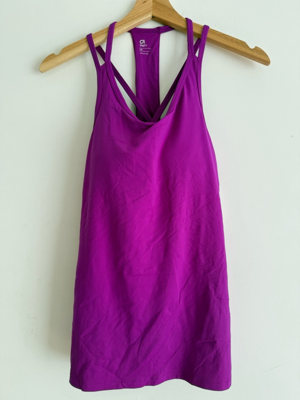 GAP Magenta Strappy Tank Top